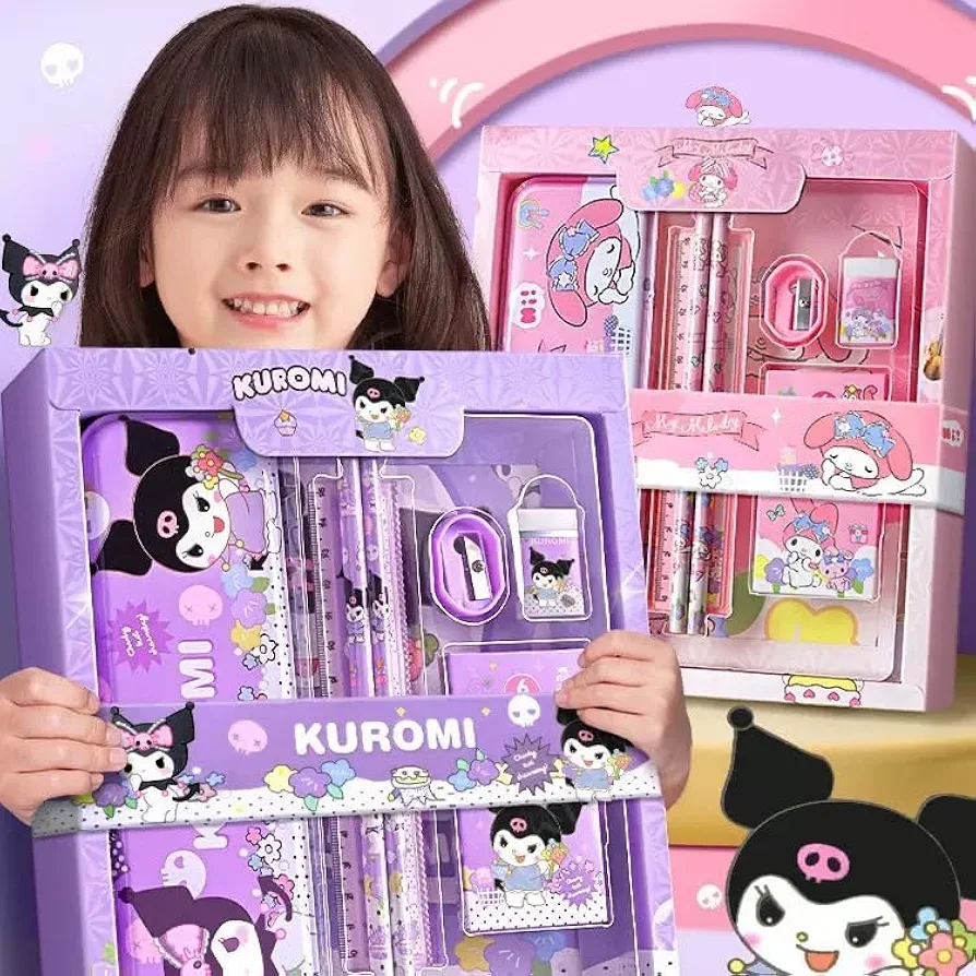 マイメロディ＆クロミちゃんグッズセット Amazon.co.jp: クロミ マイメロディ 文具セット 2025 新入学